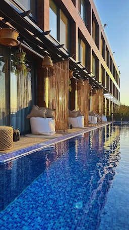 Pool-Side Room | Terrace/patio. Grey Escape