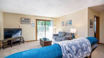 TV, caminetto, studio