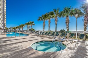 Indoor pool, outdoor pool - Meticulous Attention to Detail: 17th Floor Ocean Front Condo  (North Myrtle Beach)