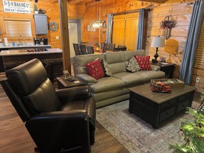 TV, fireplace, DVD player