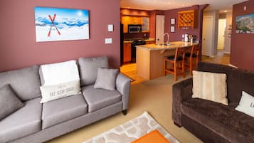 Télévision, cheminée, lecteur de DVD