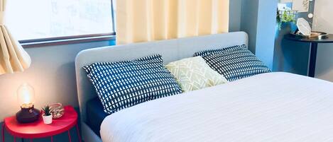 2 bedrooms, desk, free WiFi, bed sheets