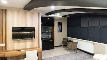 Literie de qualité supérieure, minibar, fer et planche à repasser