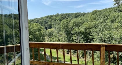 Hilltop 10 acre Cabin Retreat Getaway - WiFi!