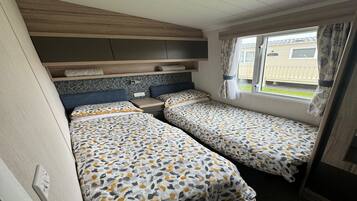 Kabin | 2 kamar tidur, Wi-Fi gratis, dan seprai linen