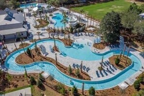 Pool - Luxury Home with Golf Cart & 5 Bikes! Watercolor - Access Beach Club & 4 Pools! (Santa Rosa Beach)