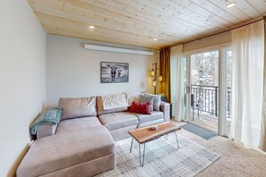 TV, fireplace, DVD player