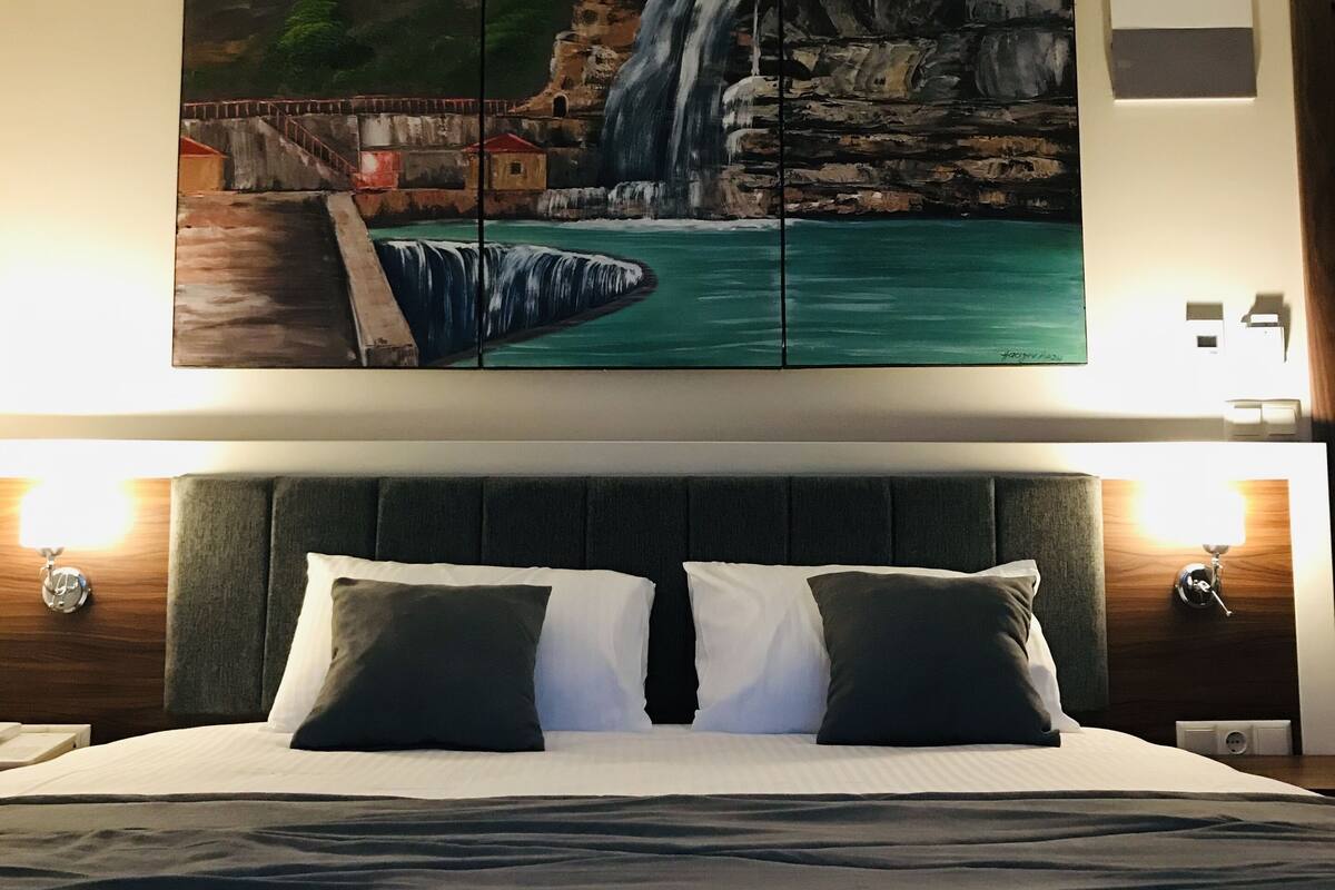 economy double room | 1 bedroom, frette italian sheets, premium bedding, down duvets