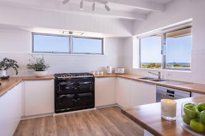 Microwave, oven, dishwasher, coffee/tea maker
