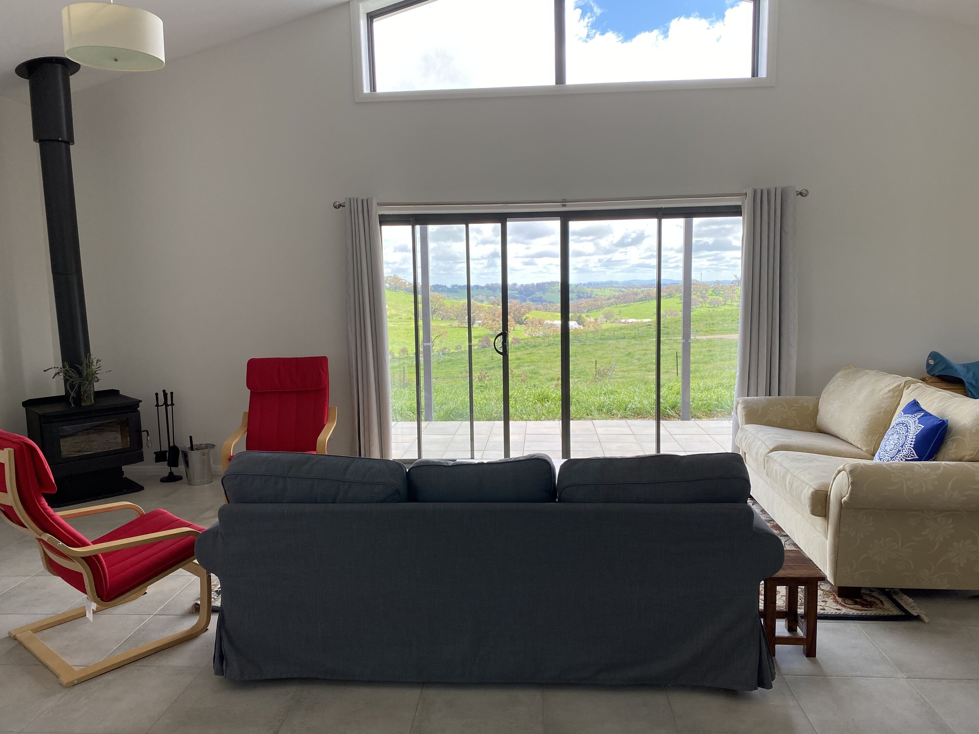 Una televisión, una chimenea, un reproductor de DVD, libros