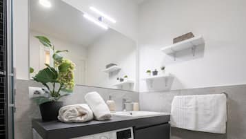 Ducha, artículos de tocador gratuitos, secador de pelo, bidet