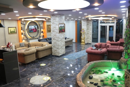 Sala de estar en el lobby