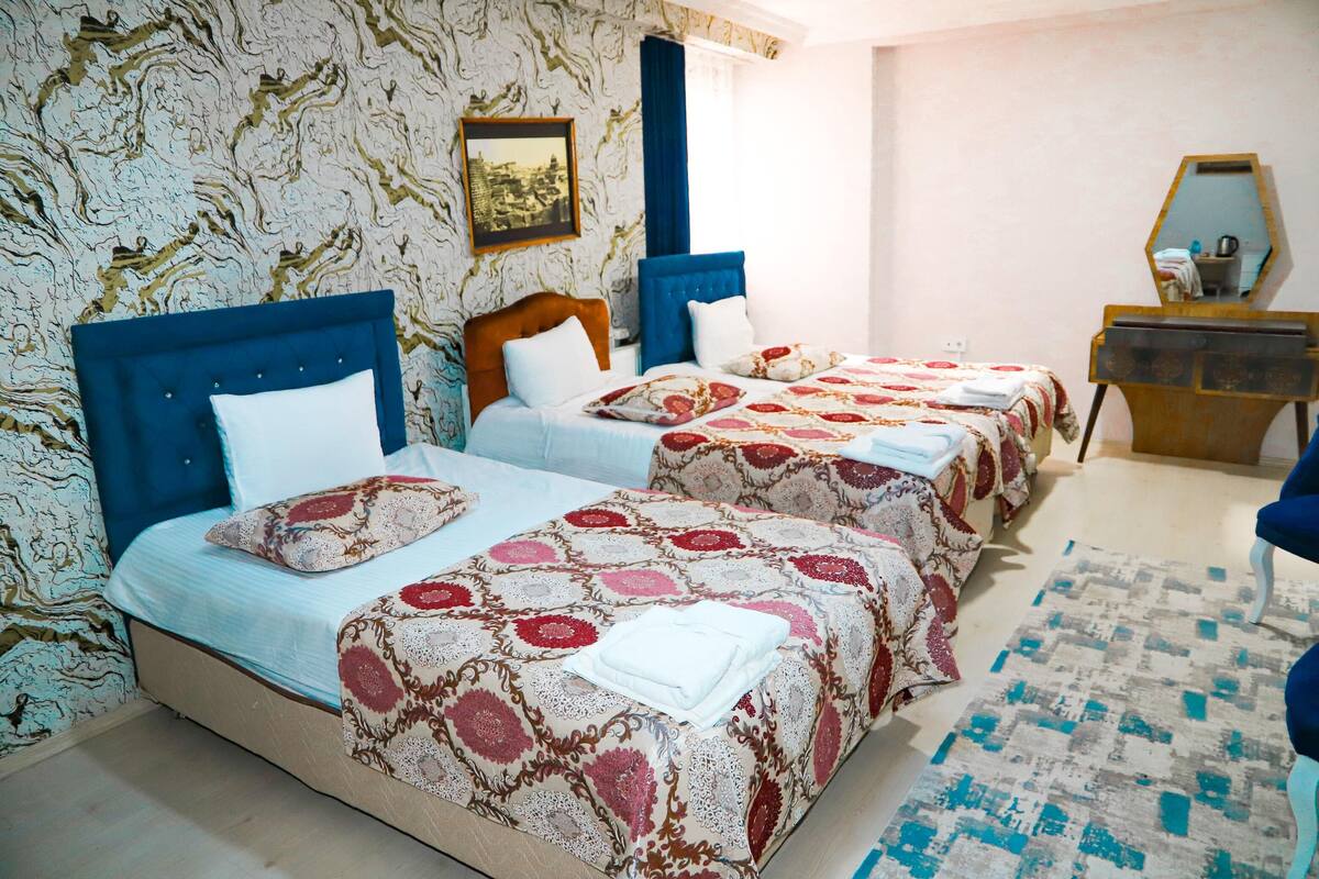 standard double or twin room | premium bedding, laptop workspace, free wifi, bed sheets