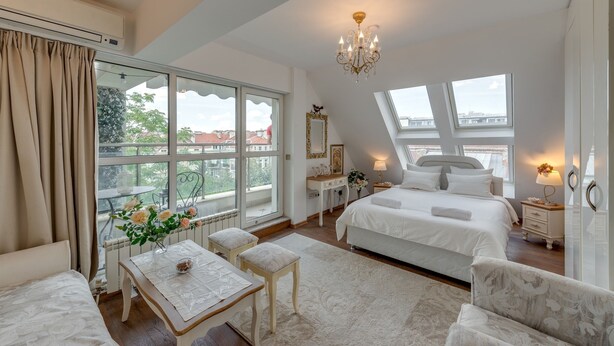 Iron/ironing board, free WiFi, bed sheets - Luxury and Sunny Studio With a View in TOP Centre (Sofia)