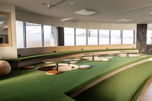 Coin salon dans le hall