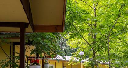 Comfortable bungalow for two in the heart of the forest