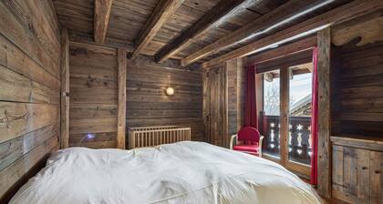 Chalet traditionnel prĂšs des pistes, animaux admis, parking