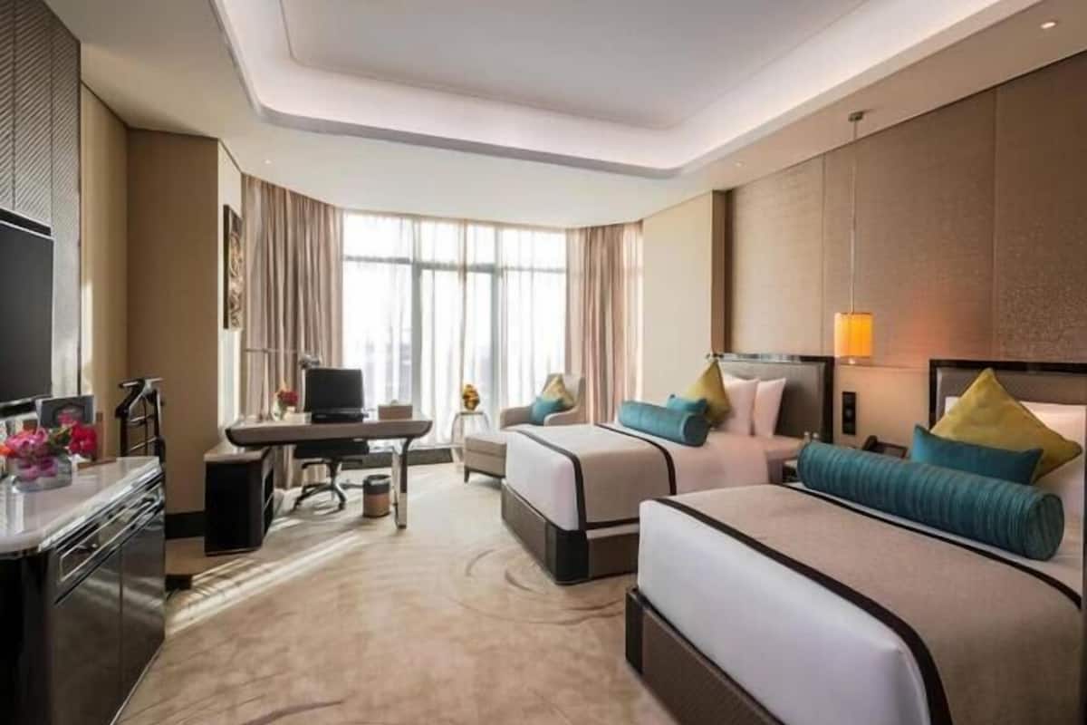 1 Schlafzimmer, Minibar, Schreibtisch, Verdunkelungsvorhänge