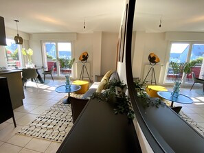 Living area - Modern Stylish Spacious Apartment (Esch-sur-Alzette)