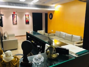 Lobby sitting area