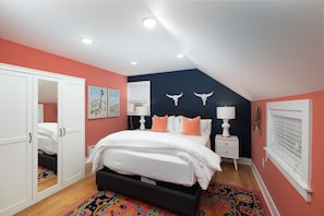 2 habitaciones, escritorio, wifi gratis y ropa de cama