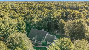 A house surrounded by dense forest. - Luxury getaway. 5 BR, 3BA, 3500 sq. Ft., 2 acres. Sleeps16. (West Olive)