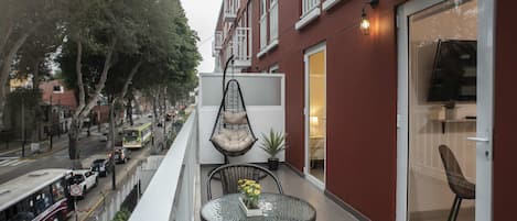 Apartamento, 1 cama de matrimonio, baño privado | Terraza o patio