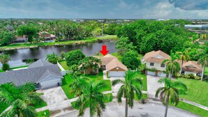 A residential area with houses, a river, and a bridge. - Make yourself at home in Delray Beach!!<br><br><br> (Delray Beach)