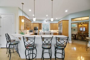 House, Multiple Beds | Private kitchen