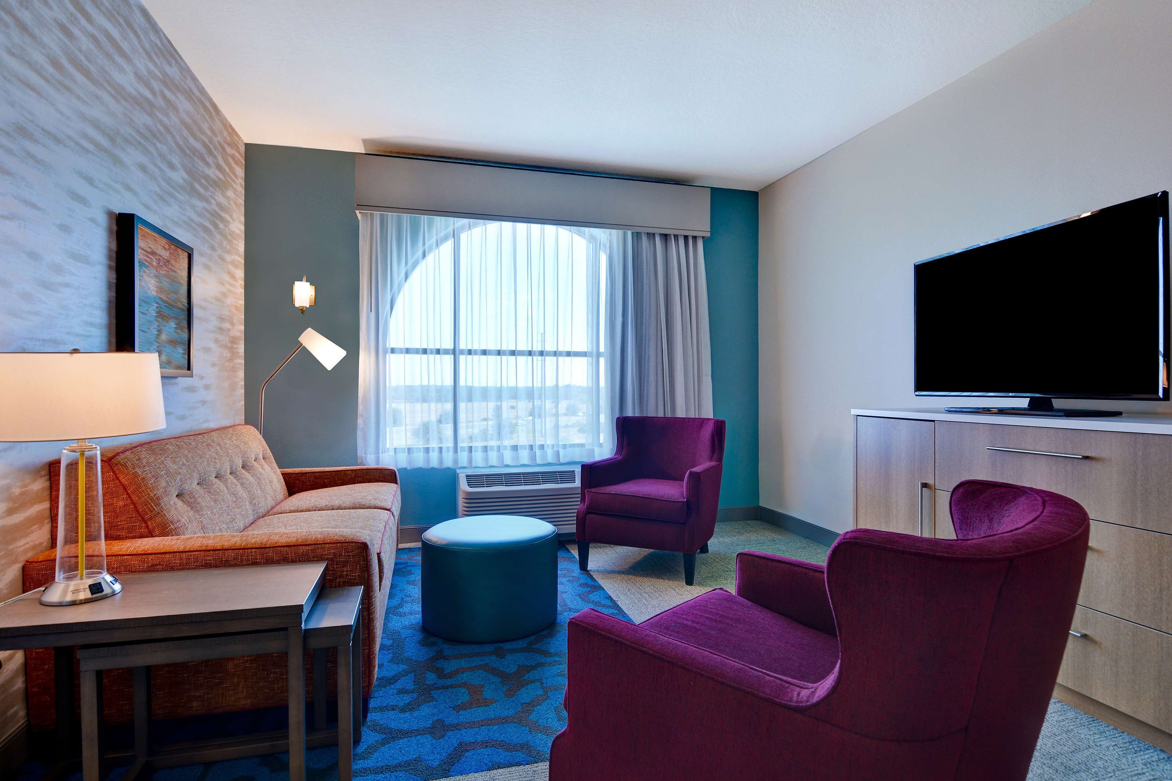 42-inch flat-screen tv with satellite channels, tv