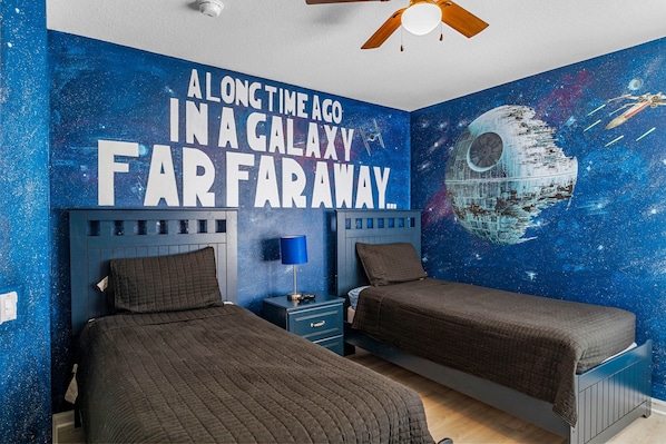 6 bedrooms, iron/ironing board, travel crib, free WiFi