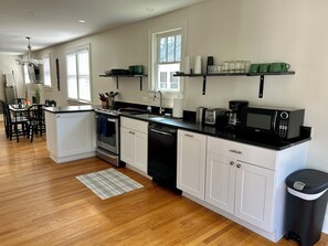Fridge, microwave, oven, stovetop - Updated Park Retreat - 3 Queens - Modern & Family-Friendly - Park Circle, N Chs (North Charleston)