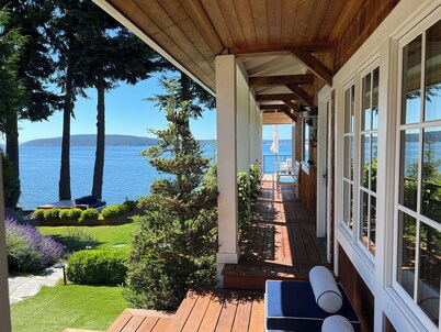 Magnificent up-close WATERFRONT "SunBright Le Reve" Premier Westside Orcas