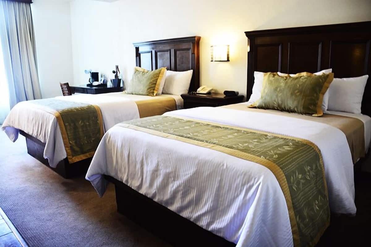 Basic Double Room, 2 Double Beds | 1 bedroom, minibar, in-room safe, individually decorated