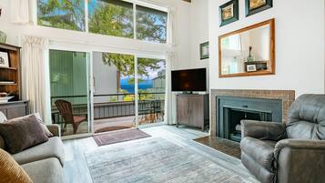 Smart-TV, peis, Netflix og DVD-spiller