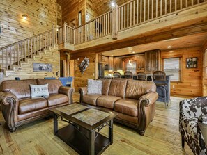 TV connectée, cheminée