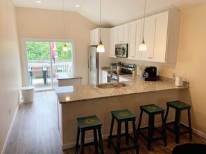 Fridge, microwave, oven, stovetop - Beach Haven - Family Friendly beach house (saint augustine)