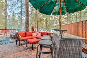 Casa, várias camas (Pine Needle - Unit 7) | Terraço/pátio
