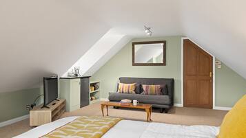 Svit Premium - privat badrum - utsikt mot trädgården | 2 sovrum