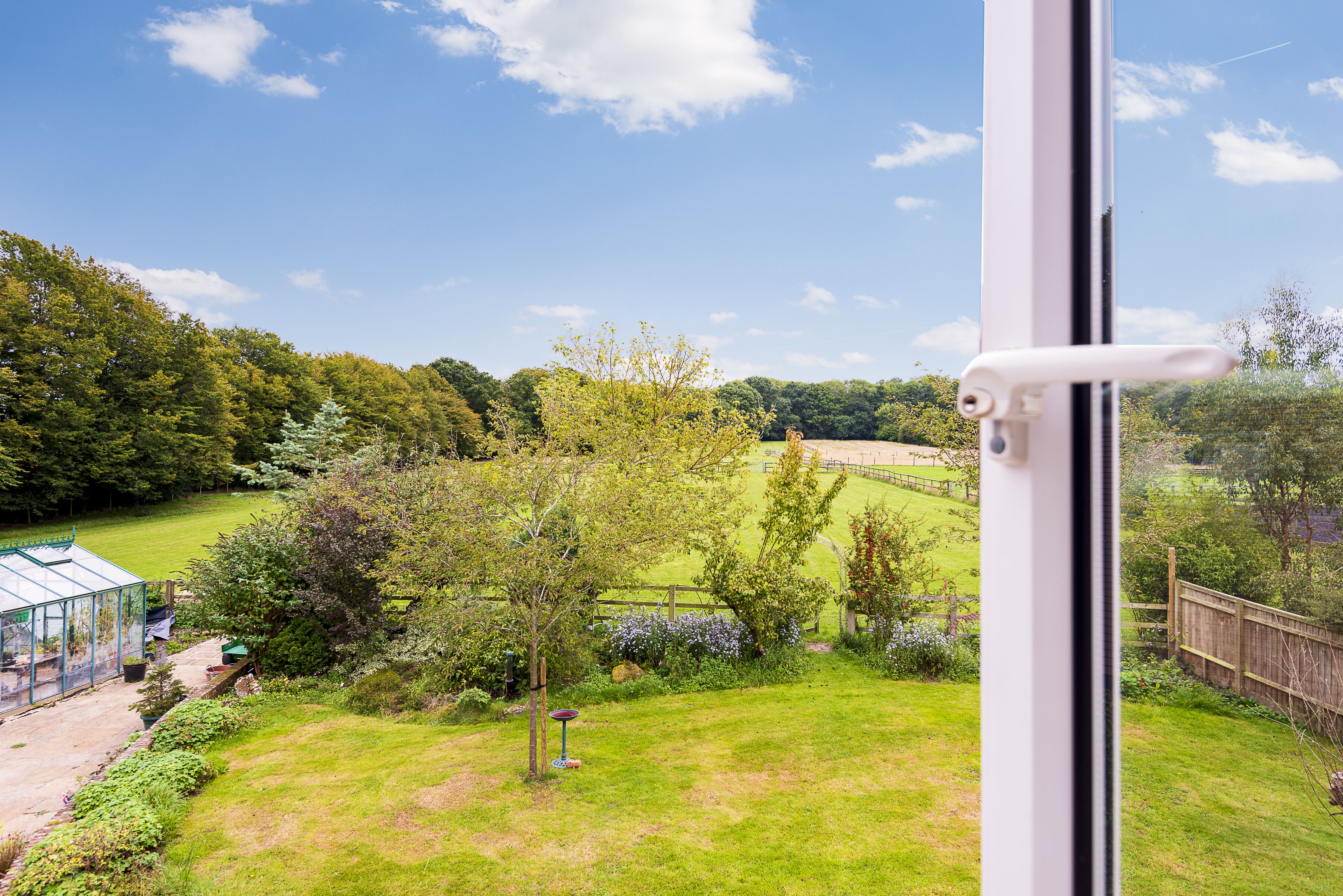 Suite Premium, salle de bains privée, vue jardin | Vue depuis l’hébergement