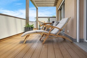 Deluxe Apartment, Ensuite, Mountain View | Terrace/patio - Appartamento Vittoria (Verona)