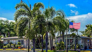 Majoituspaikan julkisivu