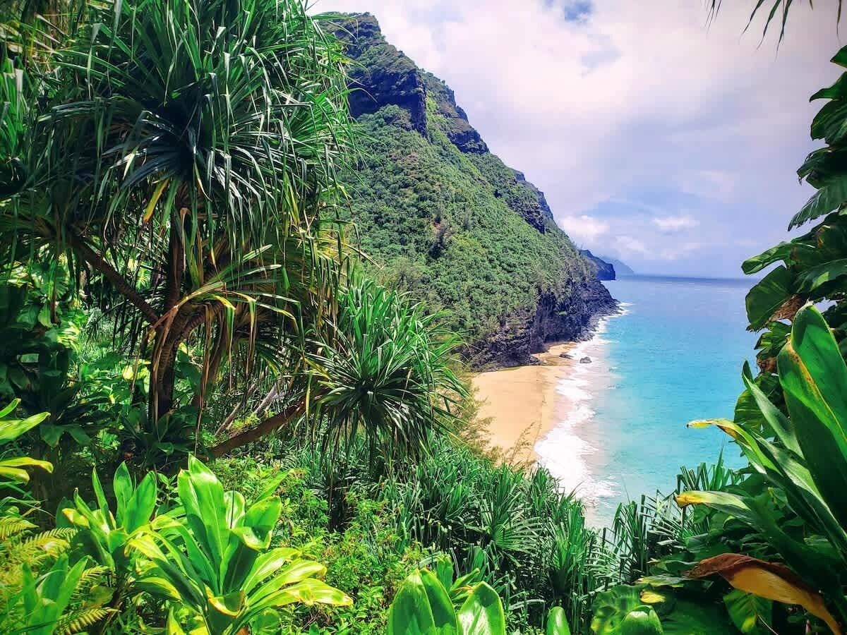 Una spiaggia nelle vicinanze