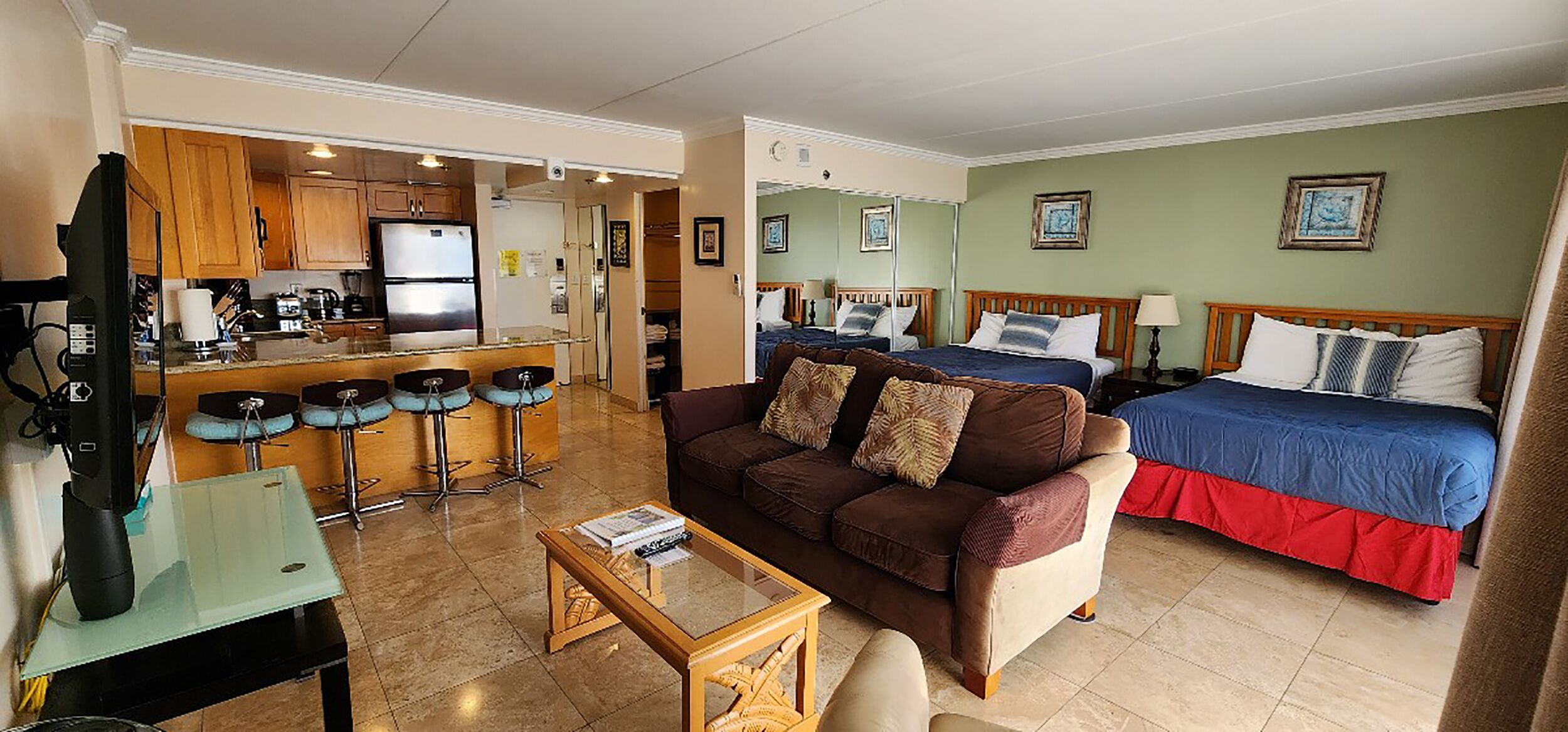 1 bedroom, desk, iron/ironing board, free WiFi