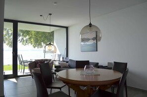 Dining - Haus Besch - Apartment Auszeit am Meer - Time out by the sea: 3-room, 4 pers, (Middelhagen)