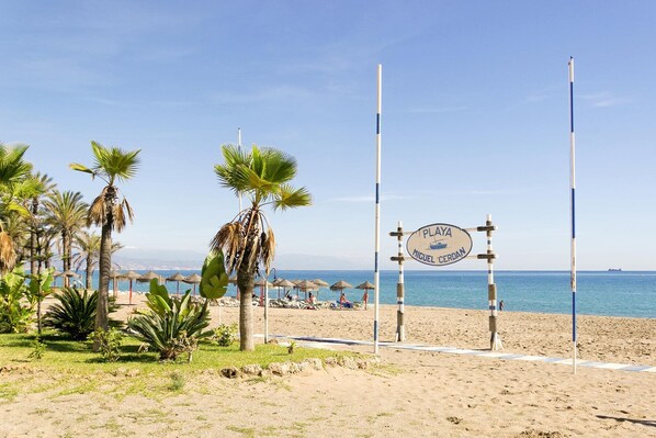 Vlak bij het strand