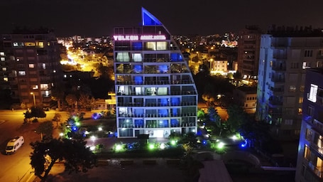 Front of property - evening/night