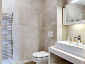 Hair dryer, towels