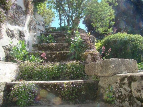 House on cliff facing Gironde estuary