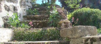 House on cliff facing Gironde estuary